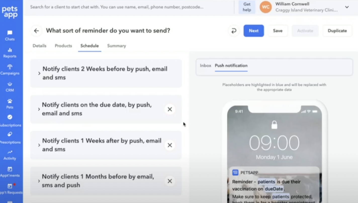 Automated Reminders